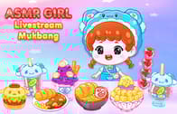 ASMR Girl: Livestream Mukbang