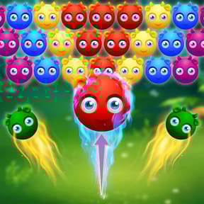 Cute Monster Bubble Shooter