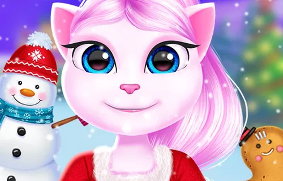 Cat Girl Christmas Decor Game