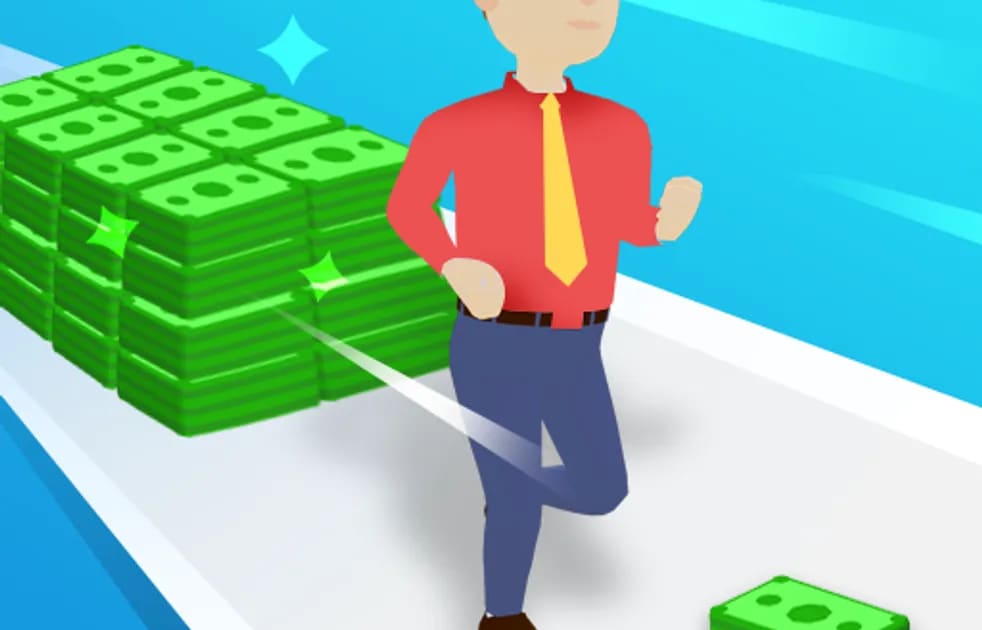 Money Stack Run 3D
