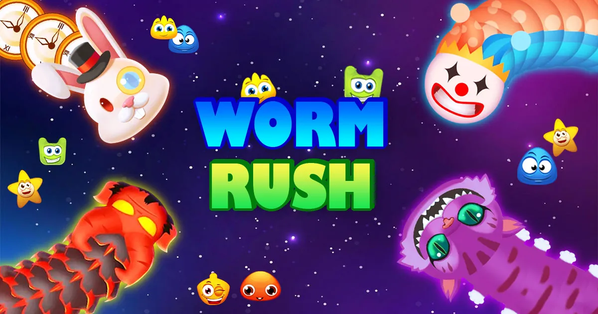 Worm Rush - Play free on HuhGames